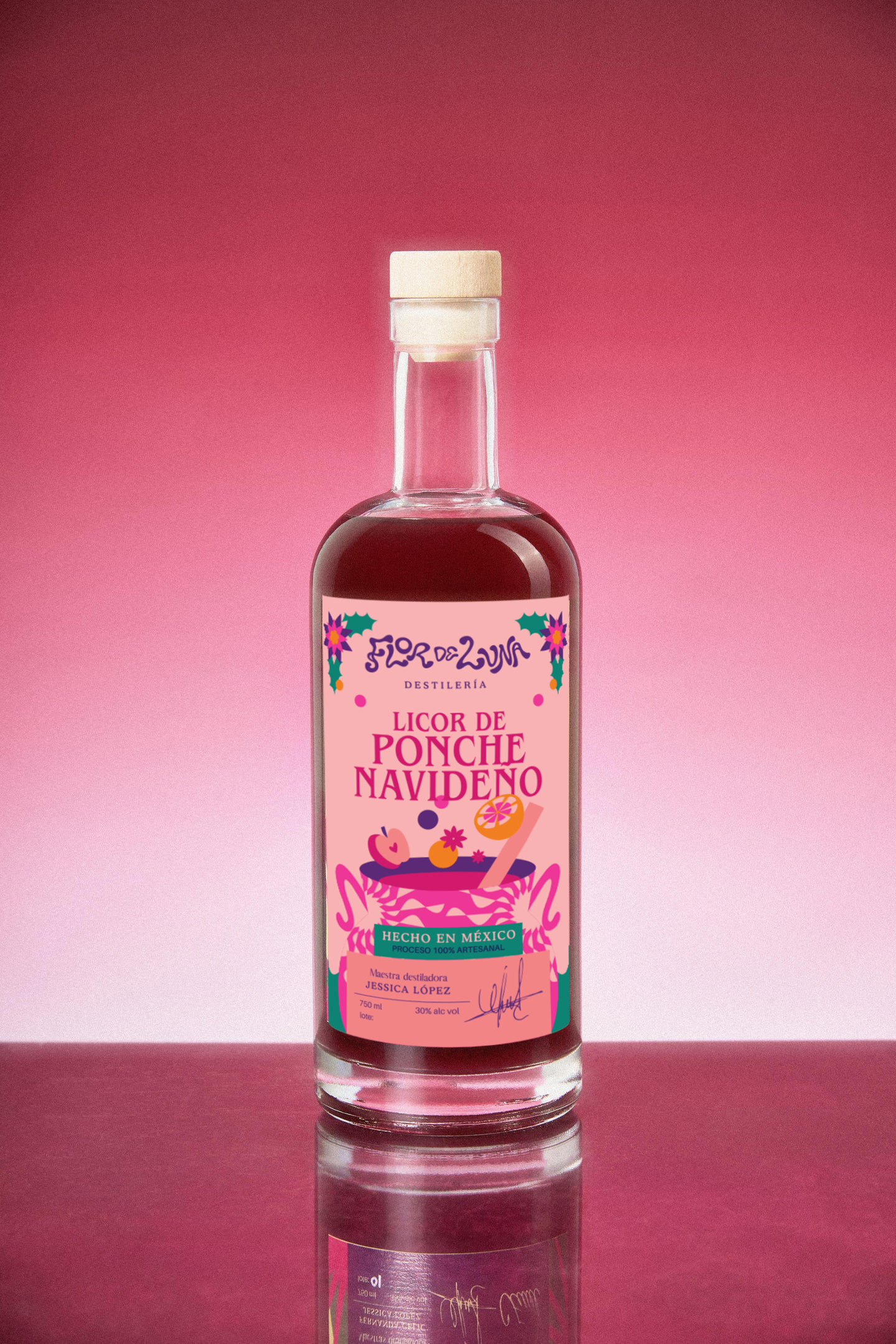 Licor de Ponche Navideño