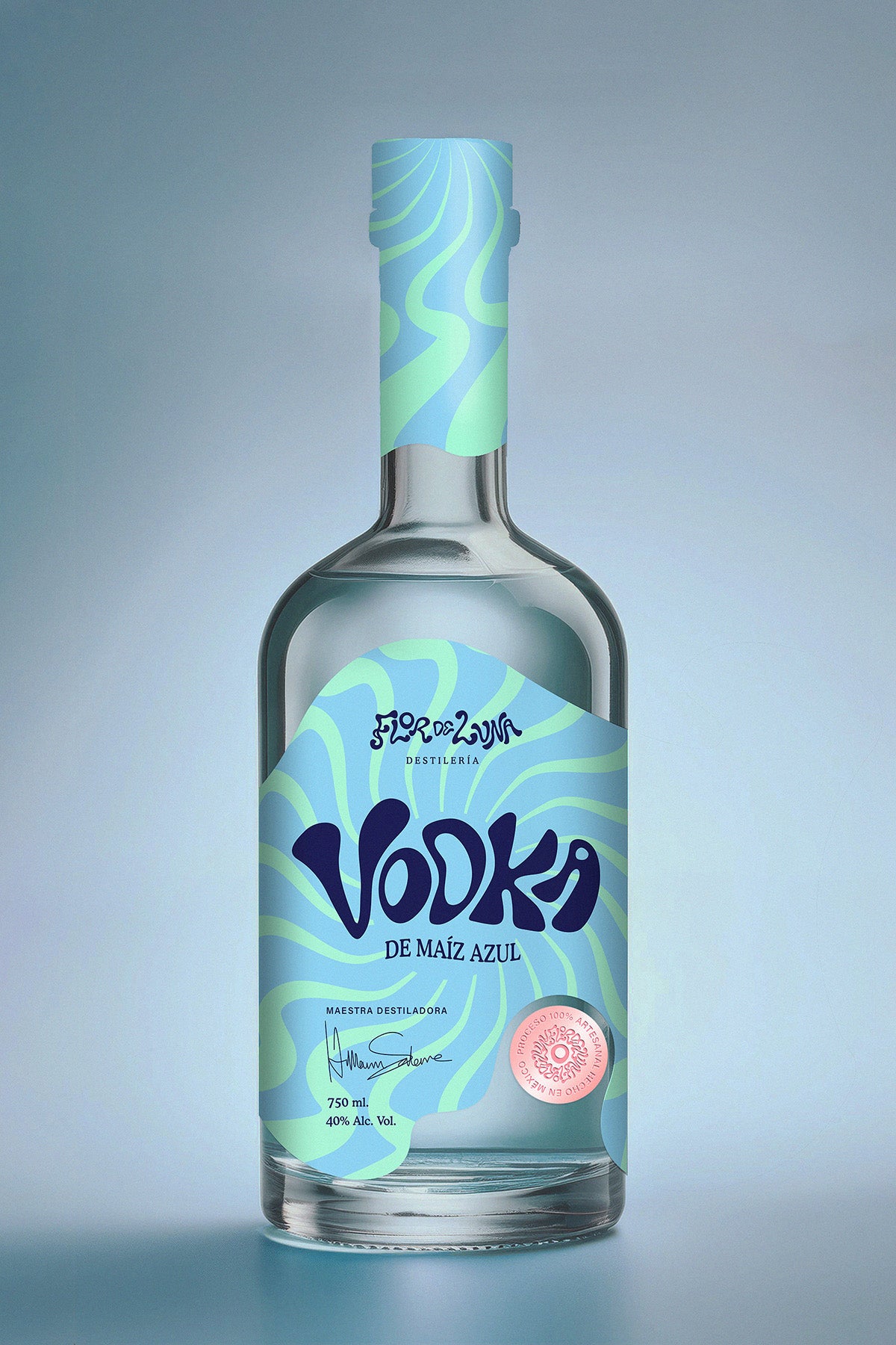 Vodka de Maíz Azul